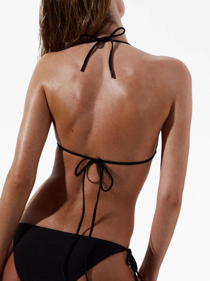 Karl Lagerfeld Rue St-Guillaume triangel bikini Zwart