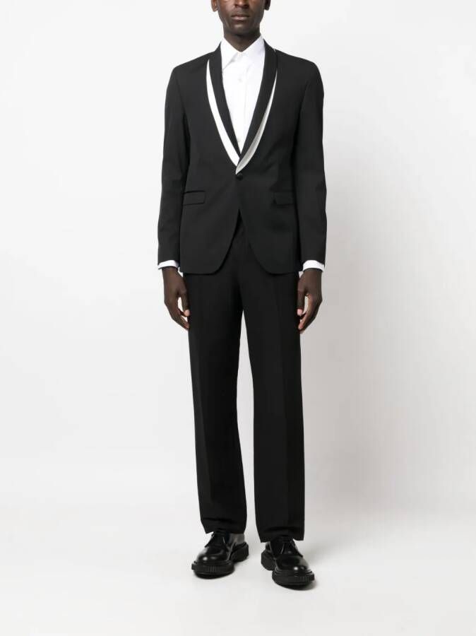 Karl Lagerfeld Blazer met enkele rij knopen Zwart