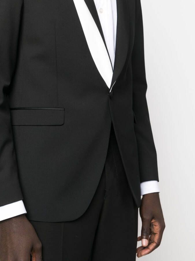 Karl Lagerfeld Blazer met enkele rij knopen Zwart