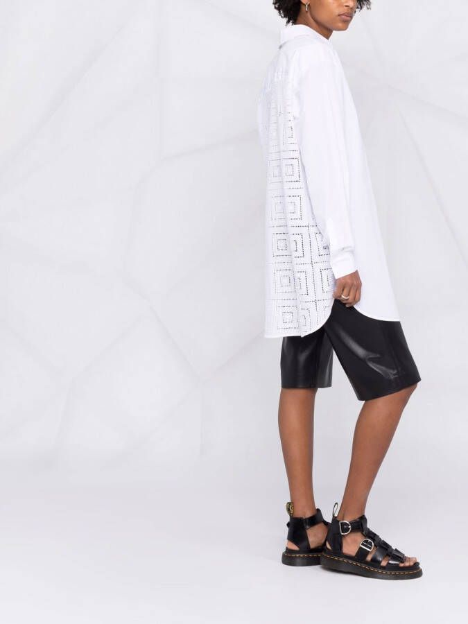 Karl Lagerfeld Blouse met knopen Wit