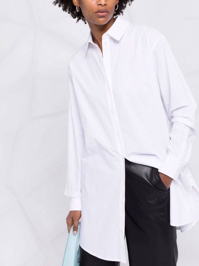 Karl Lagerfeld Blouse met knopen Wit