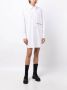 Karl Lagerfeld Blousejurk met logo-reliëf Wit - Thumbnail 3