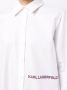 Karl Lagerfeld Blousejurk met logo-reliëf Wit - Thumbnail 5