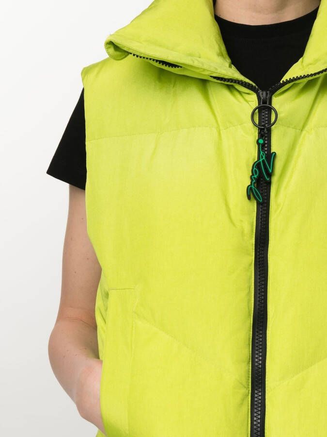 Karl Lagerfeld Bodywarmer met logopatch Groen