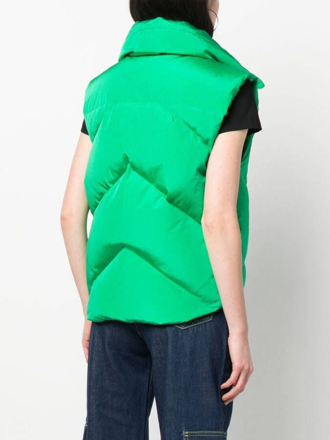 Karl Lagerfeld Bodywarmer met rits Groen