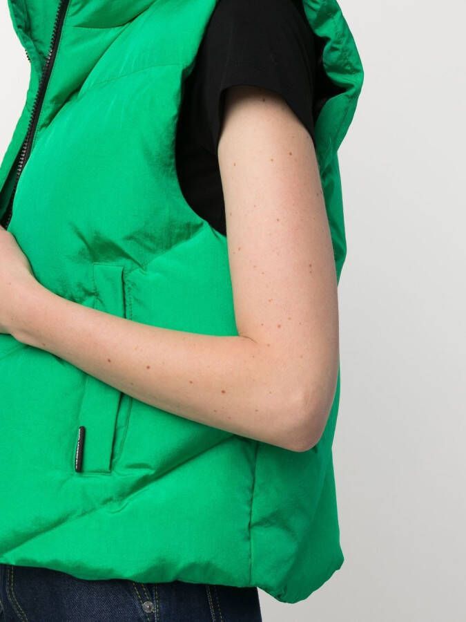 Karl Lagerfeld Bodywarmer met rits Groen