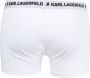 Karl Lagerfeld Boxershorts met logo tailleband Wit - Thumbnail 3