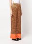 Karl Lagerfeld Broek met luipaardprint Oranje - Thumbnail 3