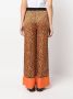 Karl Lagerfeld Broek met luipaardprint Oranje - Thumbnail 4