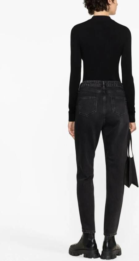 Karl Lagerfeld Coltrui met geborduurd logo Zwart