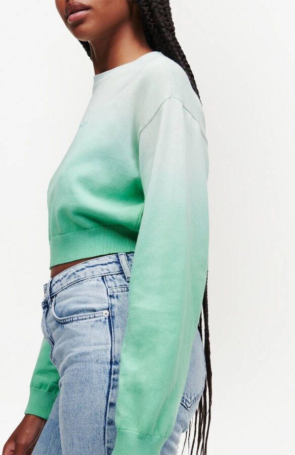 Karl Lagerfeld Jeans Cropped sweater Groen
