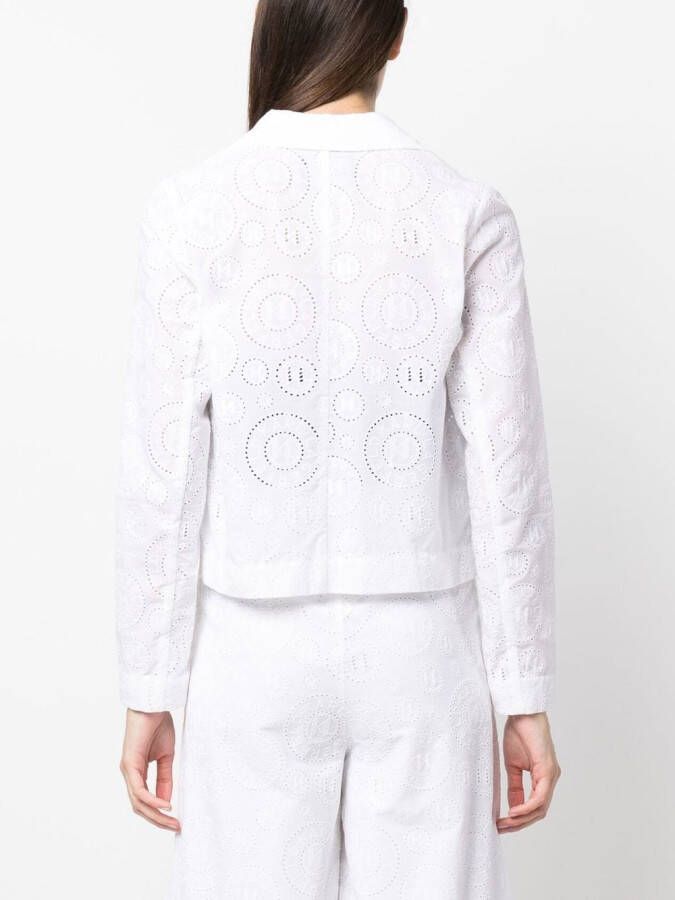 Karl Lagerfeld Cropped blazer Wit