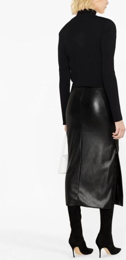 Karl Lagerfeld Cropped vest Zwart