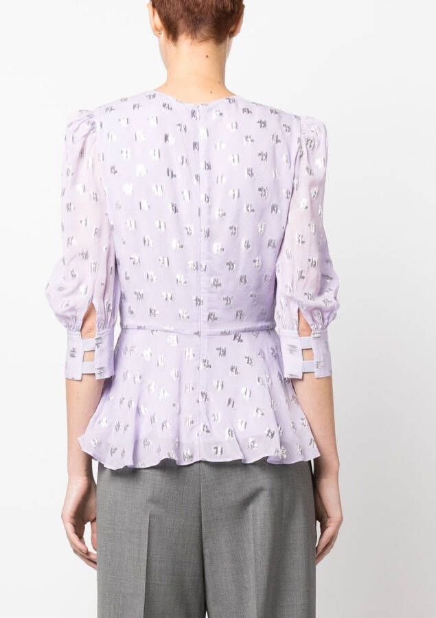 Karl Lagerfeld Flared blouse Paars