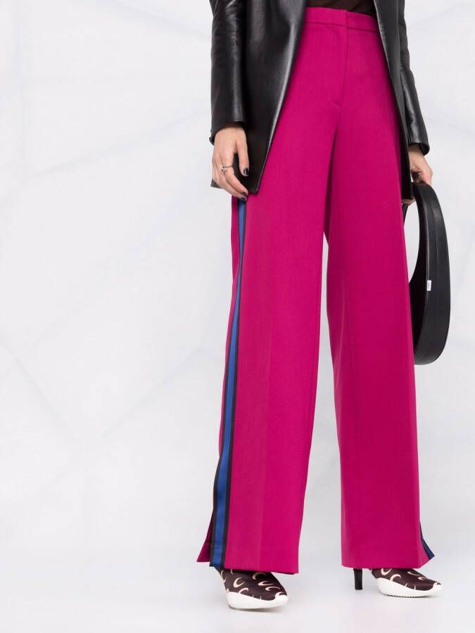 Karl Lagerfeld High waist broek Roze