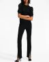 Karl Lagerfeld High waist broek Zwart - Thumbnail 2