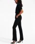 Karl Lagerfeld High waist broek Zwart - Thumbnail 4