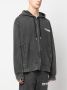 Karl Lagerfeld Rue St-Guillaume hoodie met rits Zwart - Thumbnail 3