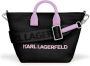 Karl Lagerfeld Icon K kleine shopper Zwart - Thumbnail 3