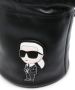 Karl Lagerfeld Ikonik 2.0 bucket-tas Zwart - Thumbnail 4