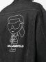 Karl Lagerfeld Ikon 2.0 denim jack Zwart - Thumbnail 5
