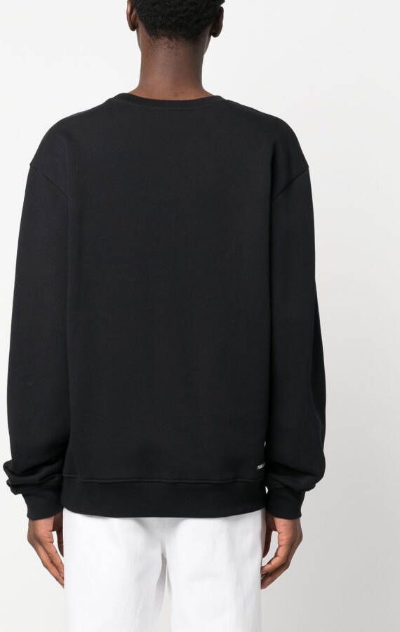 Karl Lagerfeld Ikonik sweater van biologisch katoen Zwart