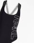 Karl Lagerfeld Ikon badpak met logoprint Zwart - Thumbnail 2
