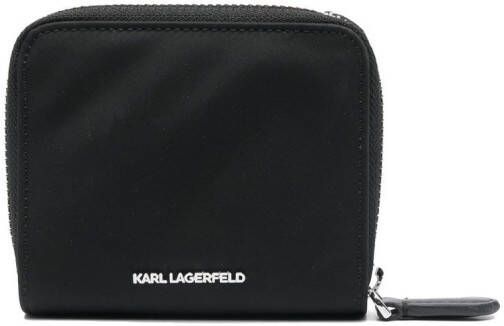 Karl Lagerfeld Ikonik 2.0 portemonnee met rits Zwart