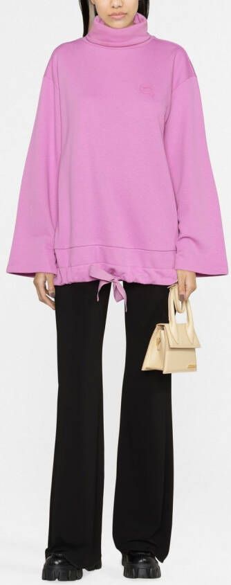 Karl Lagerfeld Ikonik 2.0 sweater met hoge hals Roze