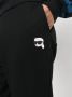 Karl Lagerfeld Ikon gesmockte trainingsbroek Zwart - Thumbnail 5