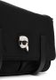 Karl Lagerfeld Ikonik Karl patch shoulder bag Zwart - Thumbnail 4