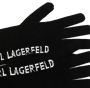 Karl Lagerfeld Intarsia handschoenen Zwart - Thumbnail 2