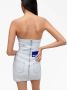 Karl Lagerfeld Jeans Denim mini-jurk Wit - Thumbnail 4