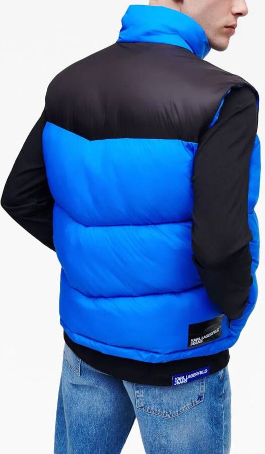 Karl Lagerfeld Jeans Gewatteerd jack Blauw