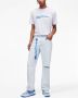 Karl Lagerfeld Jeans met logopatch Blauw - Thumbnail 2