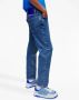 Karl Lagerfeld Jeans met logopatch Blauw - Thumbnail 3