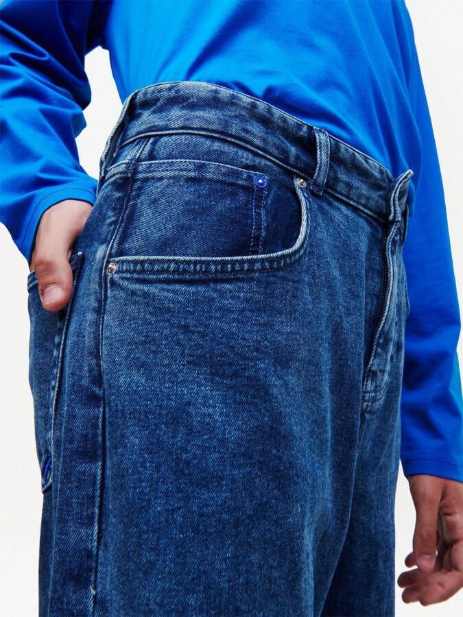 Karl Lagerfeld Jeans Ruimvallende jeans Blauw