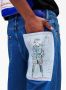 Karl Lagerfeld Jeans Ruimvallende jeans Blauw - Thumbnail 4