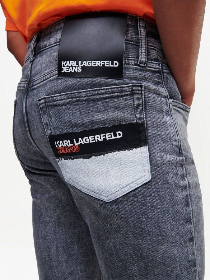 Karl Lagerfeld Jeans Slim-fit jeans Grijs
