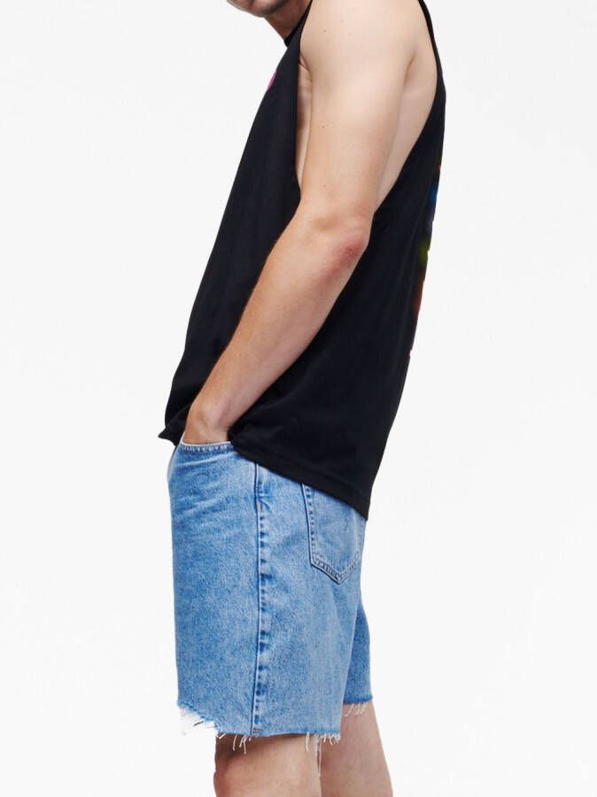 Karl Lagerfeld Jeans Tanktop met print Zwart