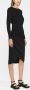 Karl Lagerfeld Jurk met geborduurd logo Zwart - Thumbnail 3