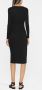Karl Lagerfeld Jurk met geborduurd logo Zwart - Thumbnail 4