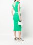 Karl Lagerfeld Jurk met logoband Groen - Thumbnail 2