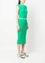 Karl Lagerfeld Jurk met logoband Groen - Thumbnail 3