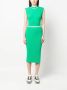 Karl Lagerfeld Jurk met logoband Groen - Thumbnail 4