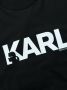 Karl Lagerfeld Katoenen T-shirt Zwart - Thumbnail 3