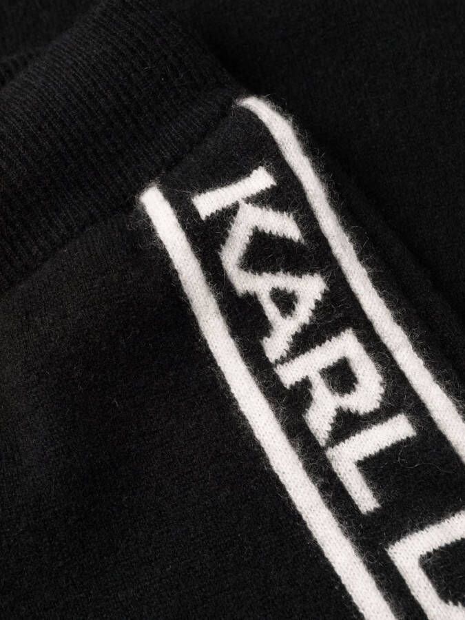 Karl Lagerfeld Kasjmier broek Zwart