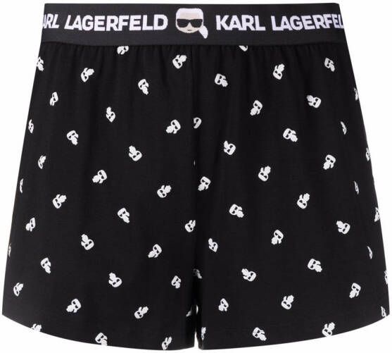 Karl Lagerfeld Katoenen pyjamaset Zwart