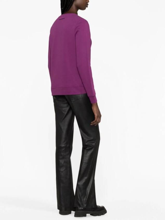 Karl Lagerfeld Ikon 2.0 katoenen sweater Paars