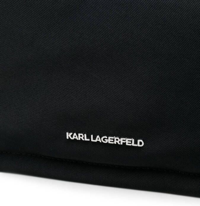 Karl Lagerfeld K Autograph gewatteerde shopper Zwart